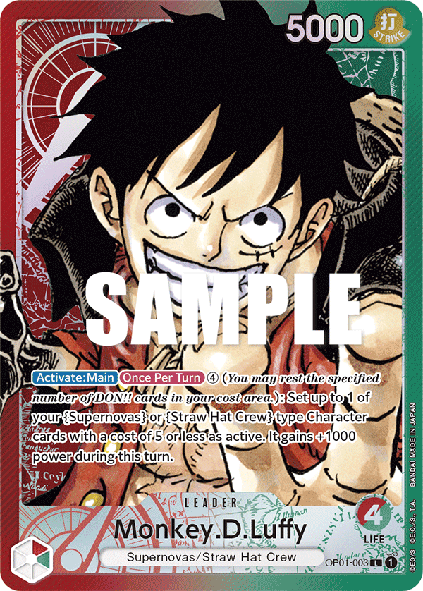 Monkey.D.Luffy , OP01-003