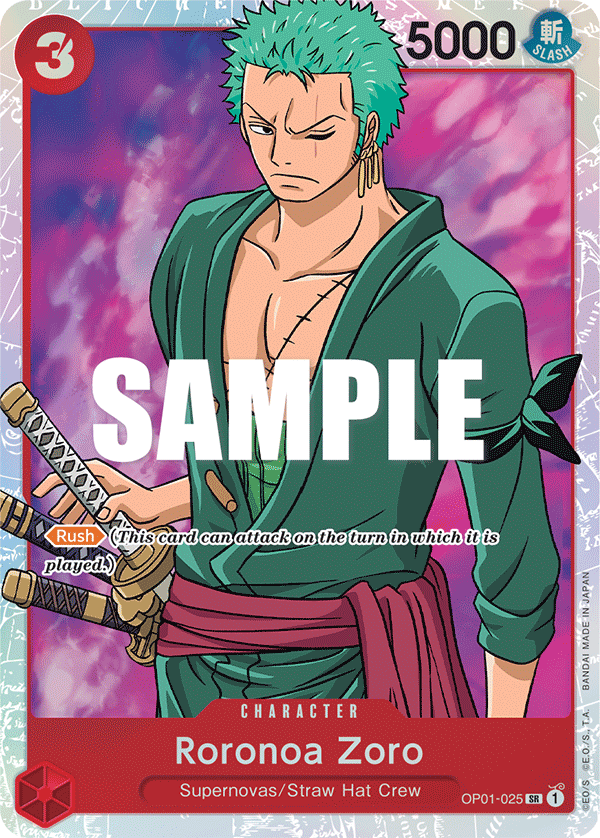 Roronoa Zoro, OP01-025