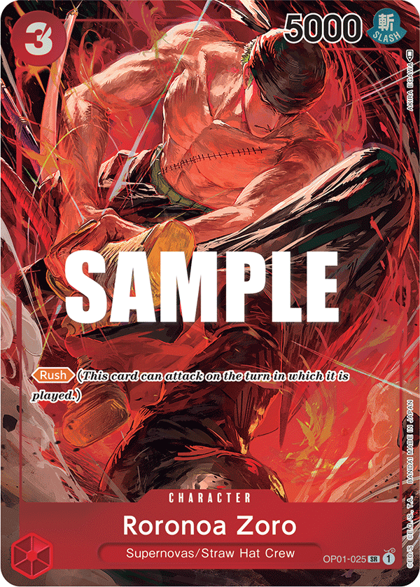 Roronoa Zoro, OP01-025