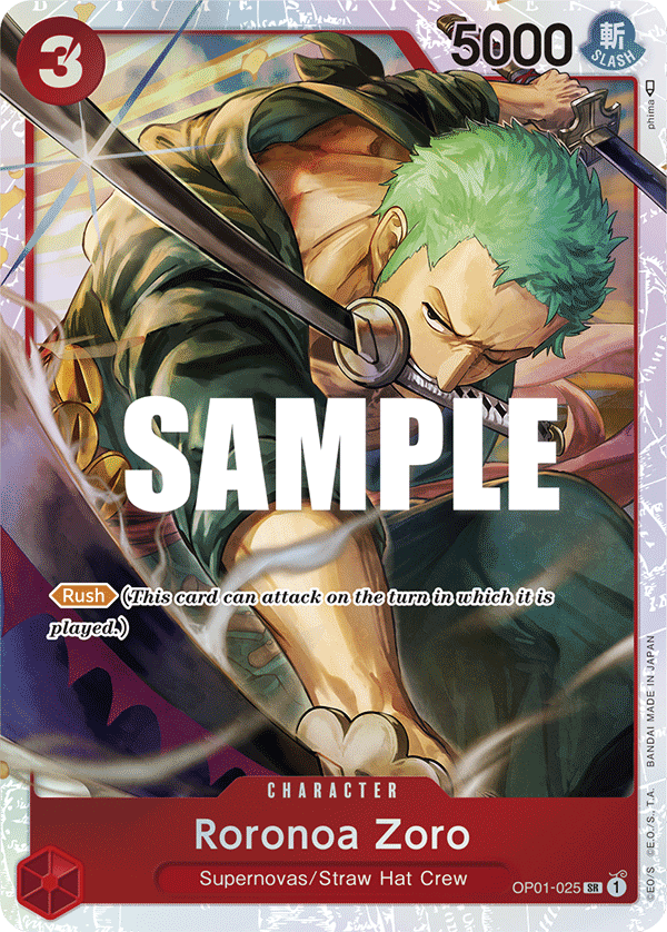Roronoa Zoro, OP01-025