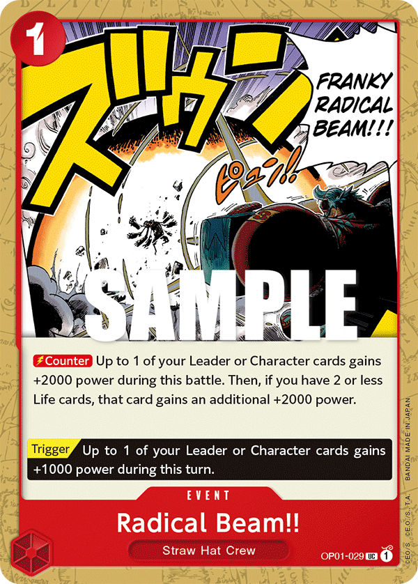 Radical Beam!!, OP01-029
