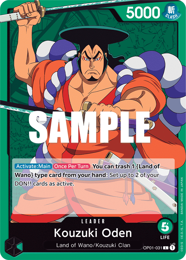 Kouzuki Oden, OP01-031