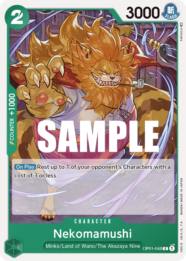 Nekomamushi, OP01-048