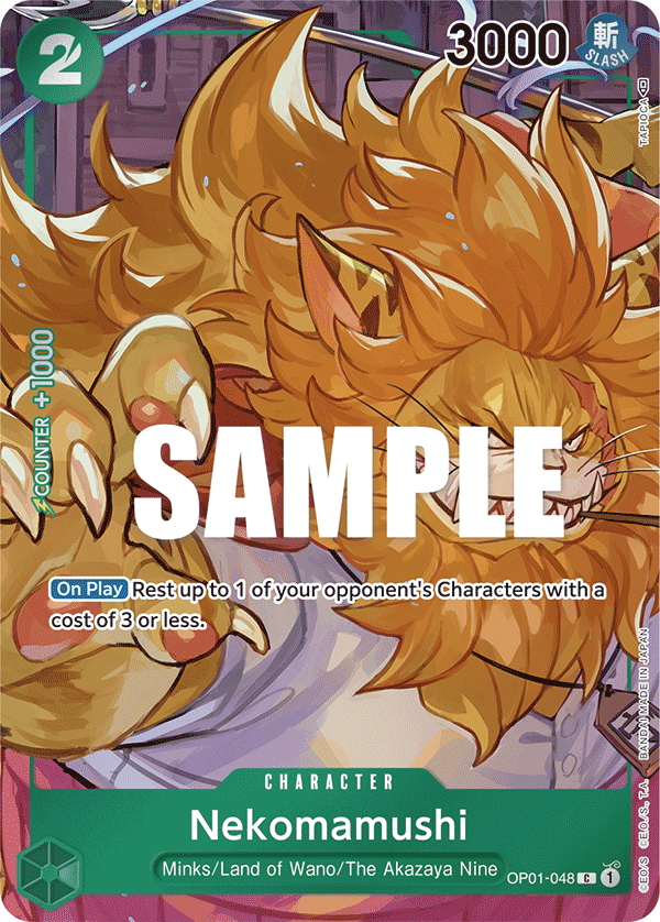 Nekomamushi, OP01-048