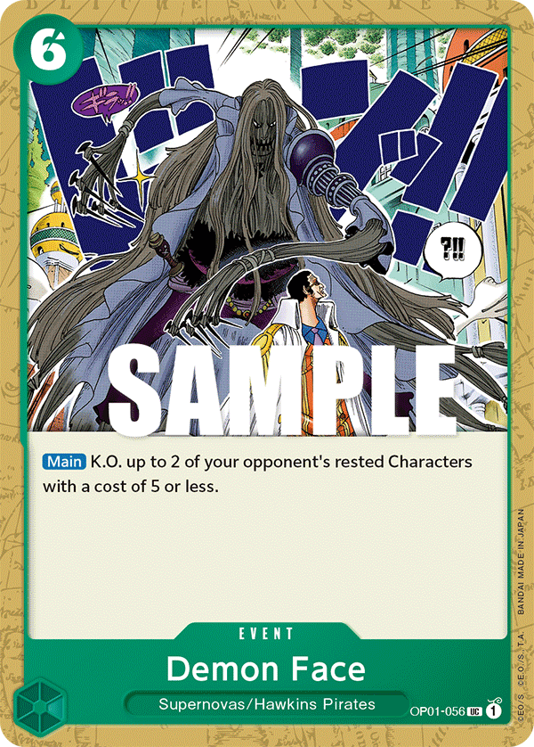 Demon Face, OP01-056