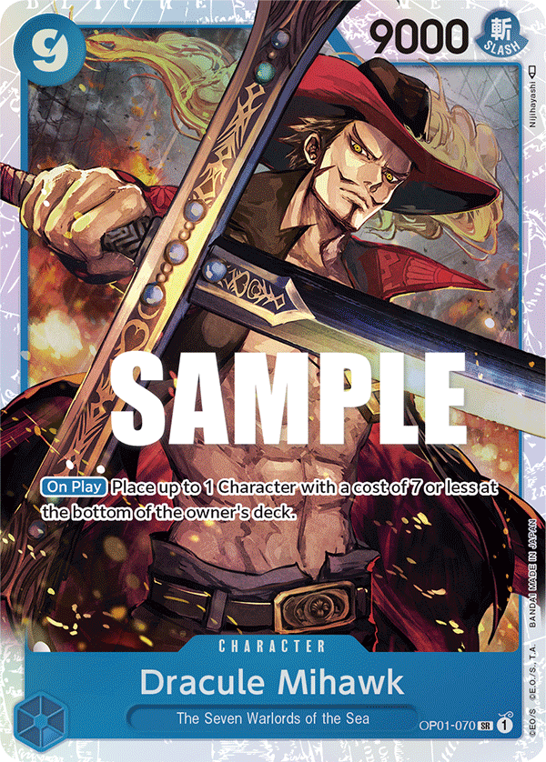 Dracule Mihawk, OP01-070