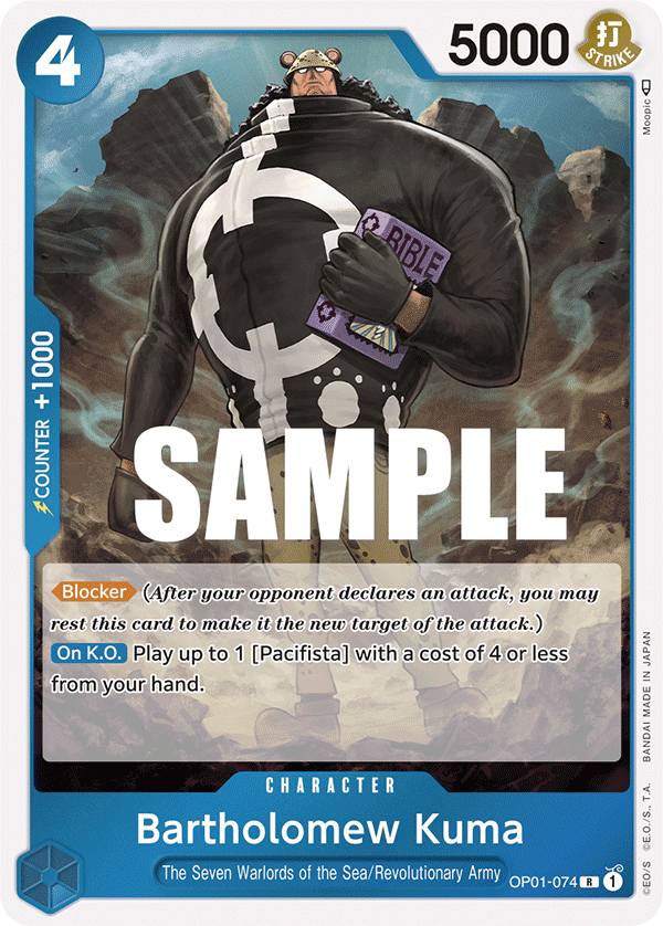 Bartholomew Kuma, OP01-074