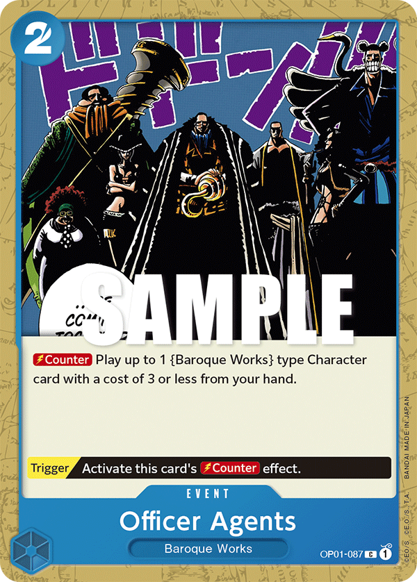 Officer Agents, OP01-087