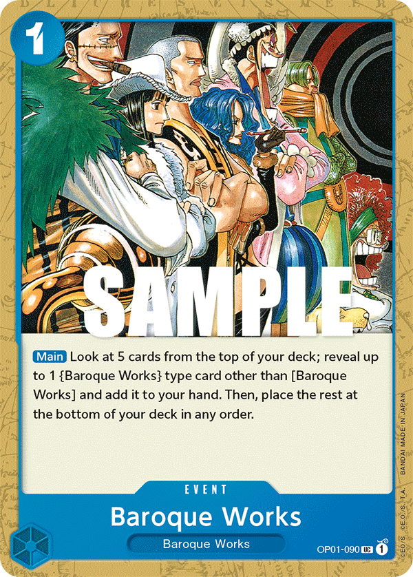 Baroque Works, OP01-090