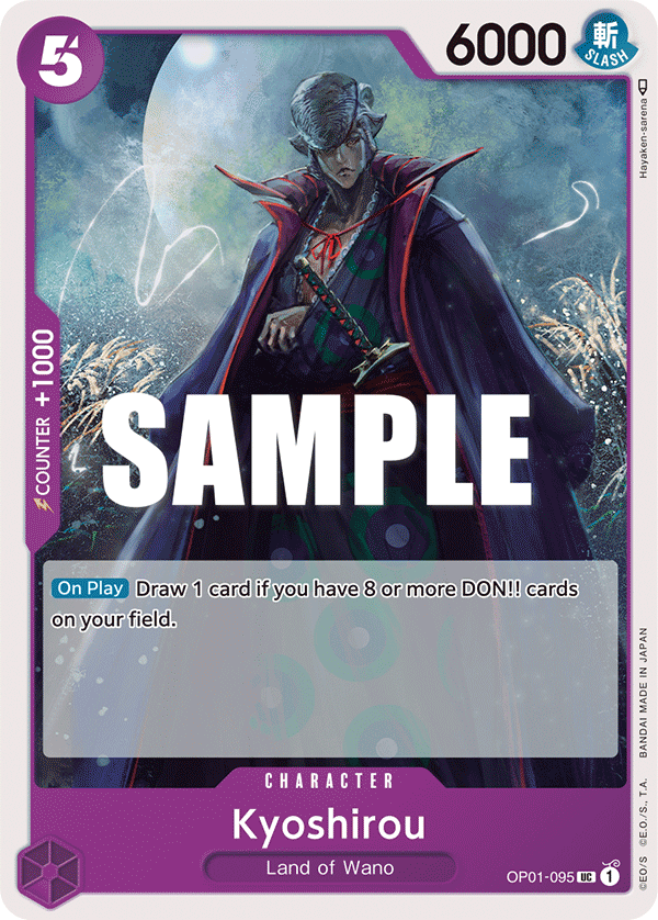 Kyoshirou, OP01-095