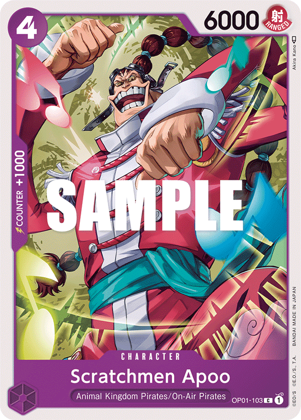 Scratchmen Apoo, OP01-103