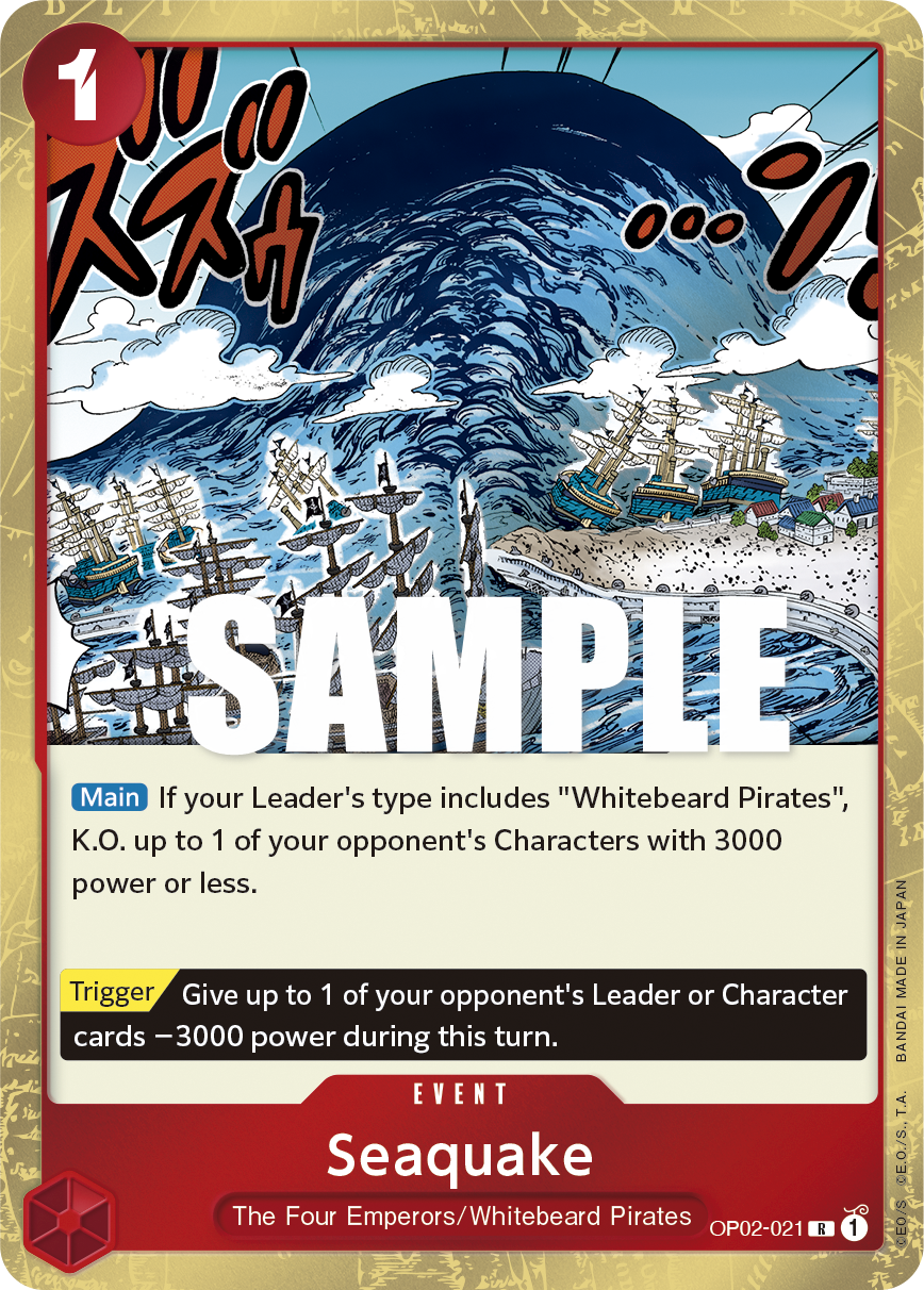 Seaquake, OP02-021