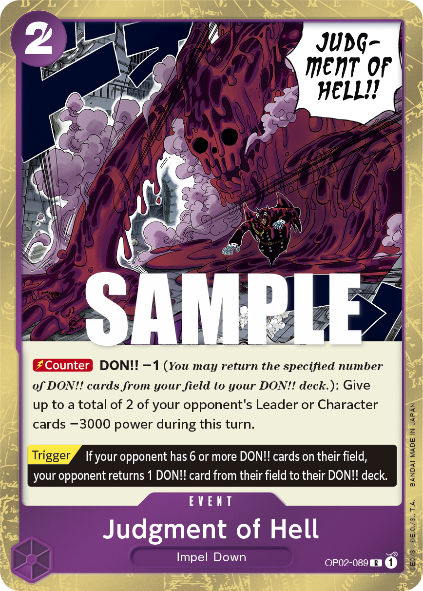 Judgment of Hell, OP02-089