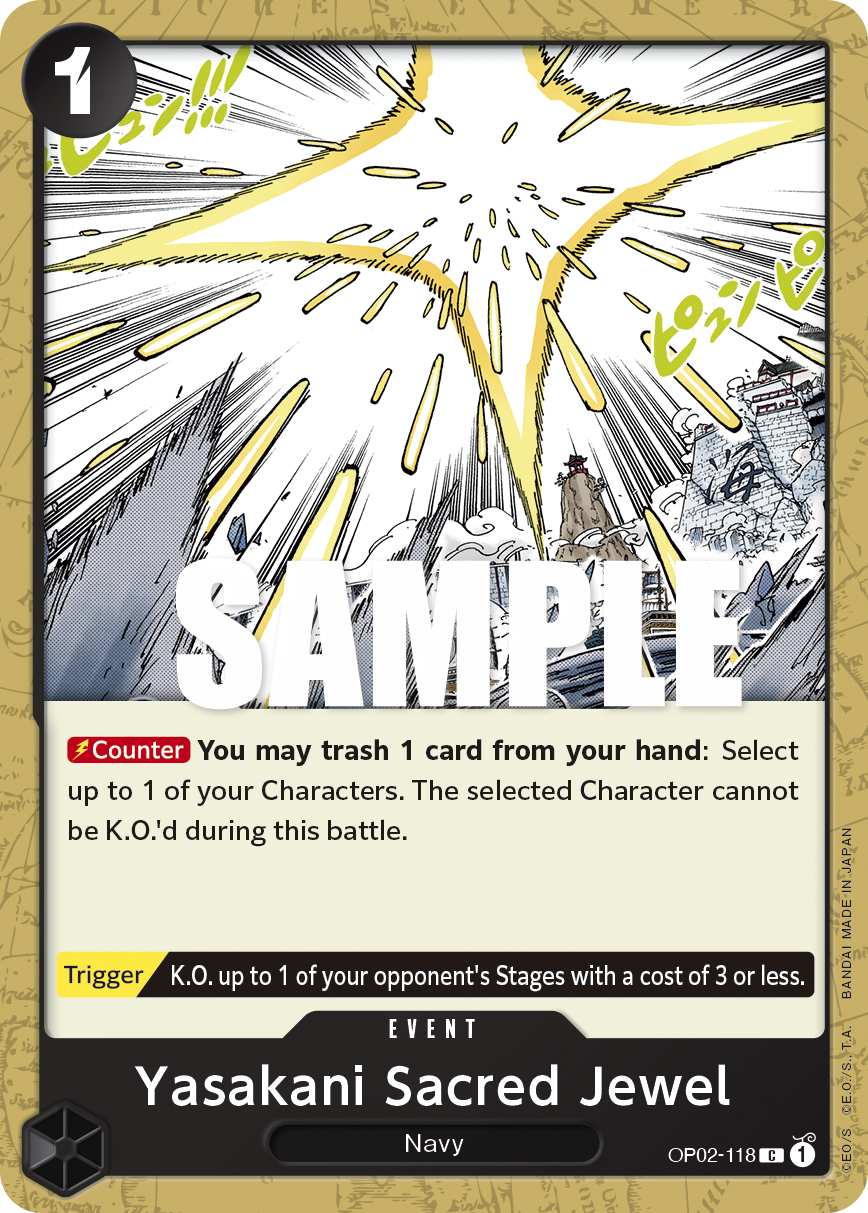 Yasakani Sacred Jewel, OP02-118