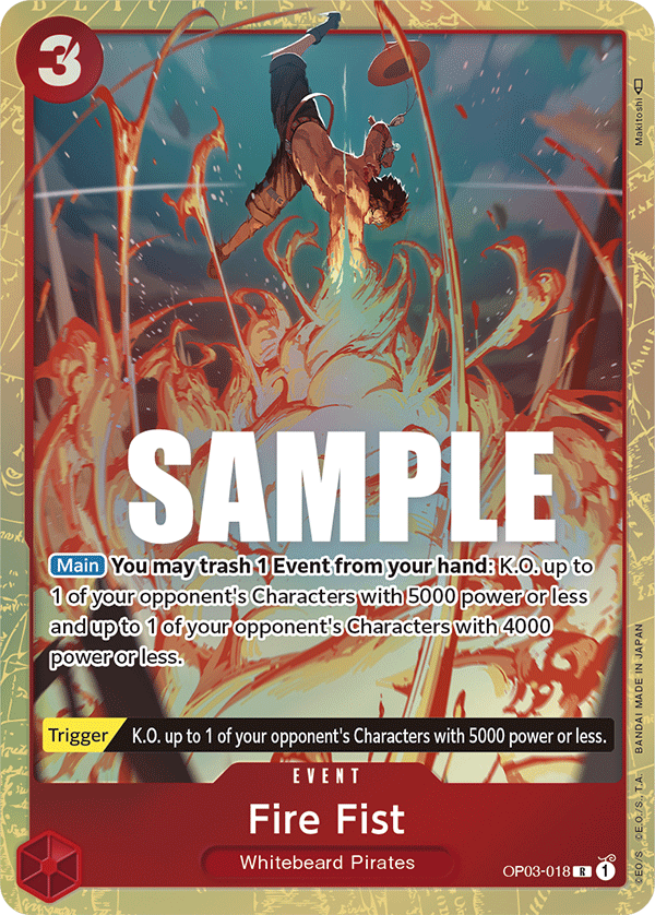 Fire Fist, OP03-018