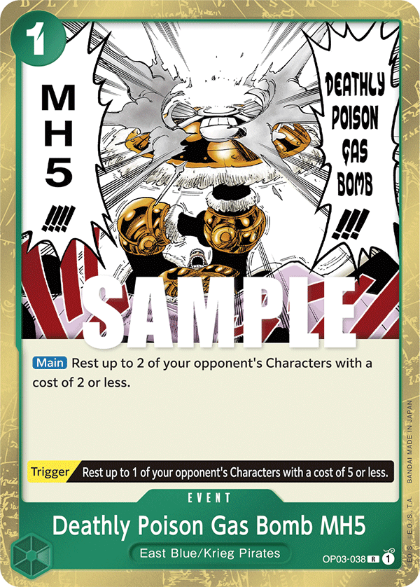 Deathly Poison Gas Bomb MH5, OP03-038