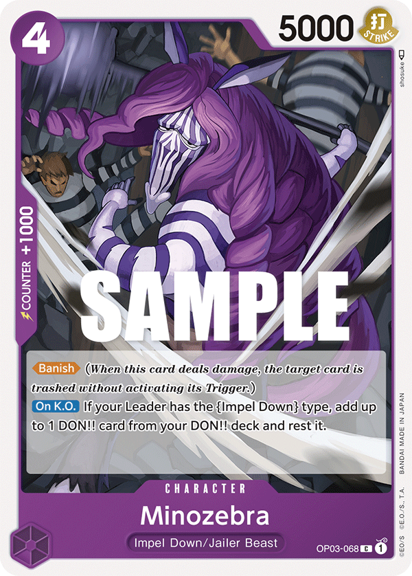Minozebra, OP03-068