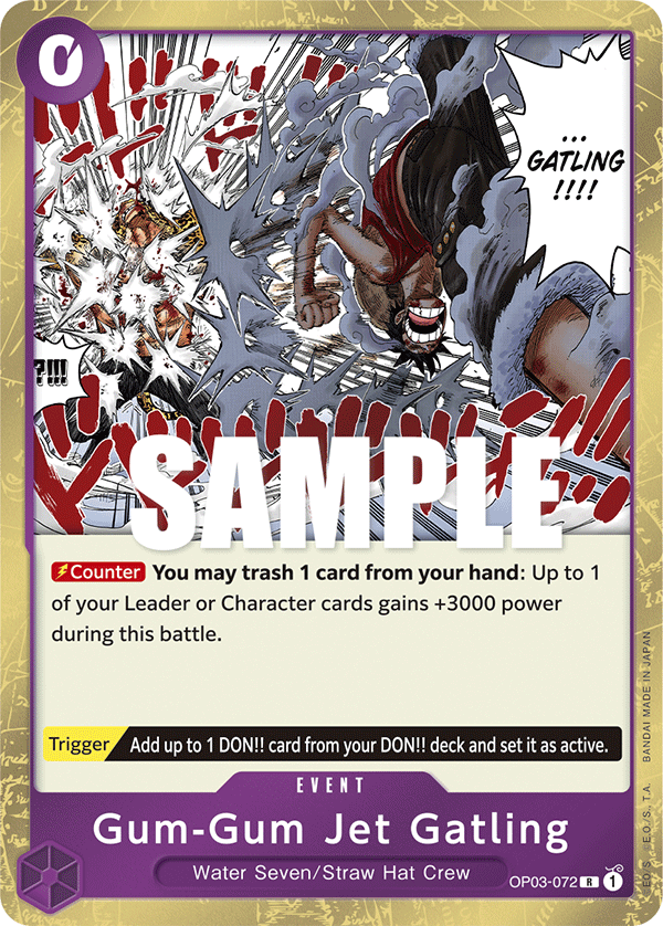 Gum-Gum Jet Gatling, OP03-072