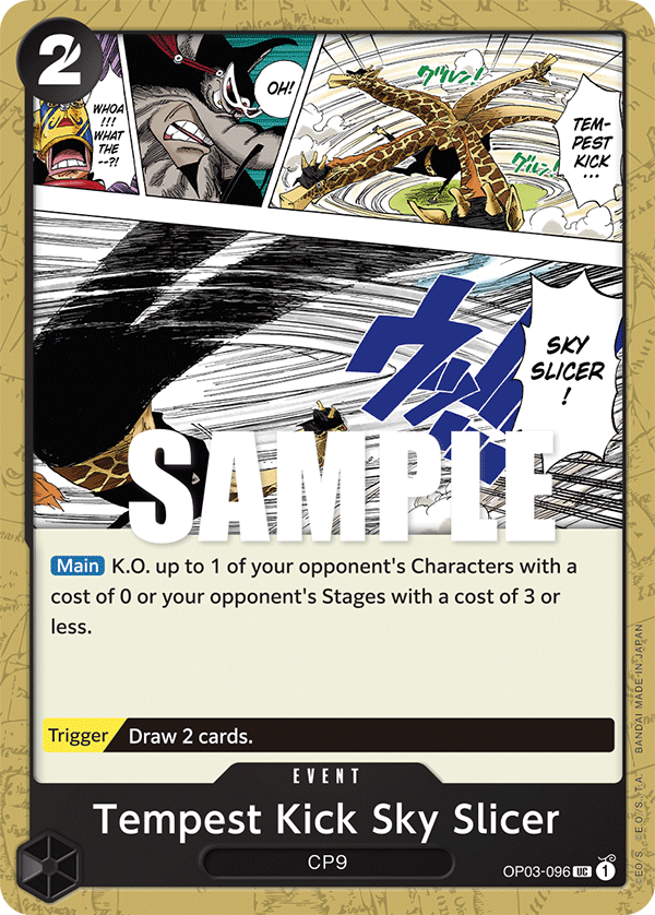 Tempest Kick Sky Slicer, OP03-096