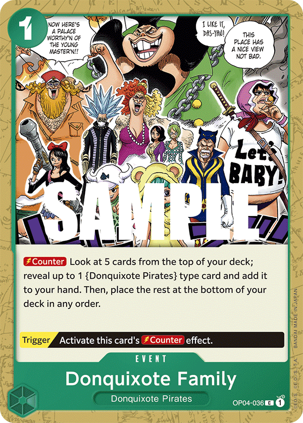 Donquixote Family, OP04-036