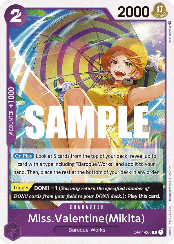 Miss.Valentine(Mikita), OP04-066