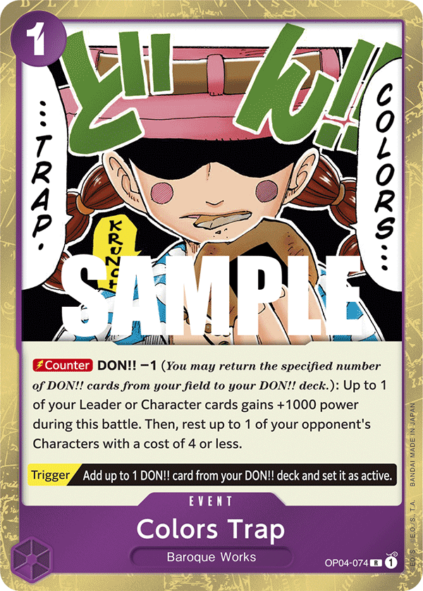 Colors Trap, OP04-074