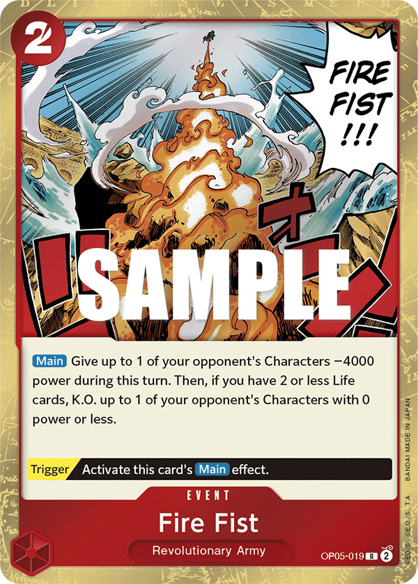 Fire Fist, OP05-019