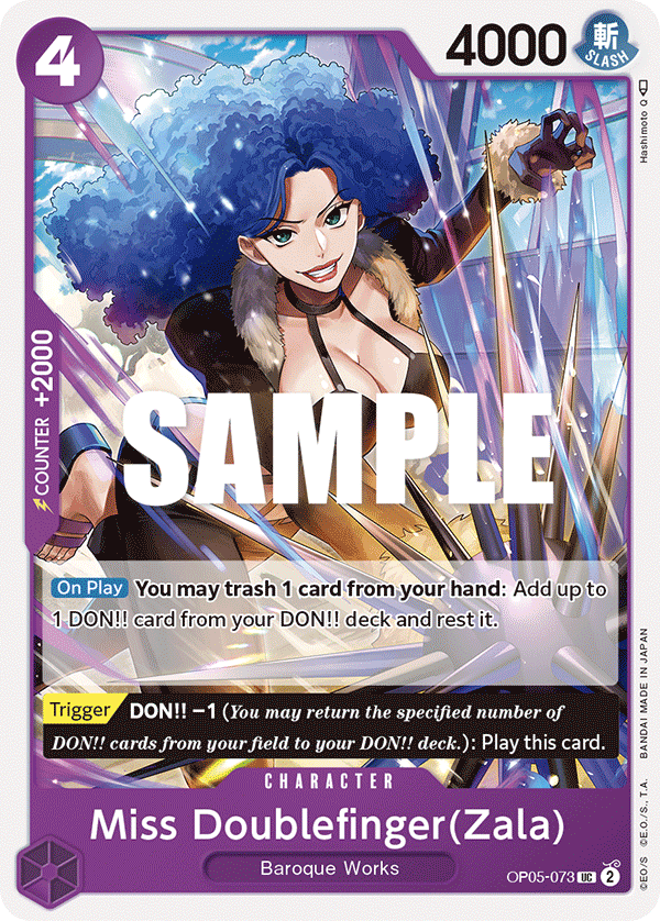 Miss Doublefinger(Zala), OP05-073