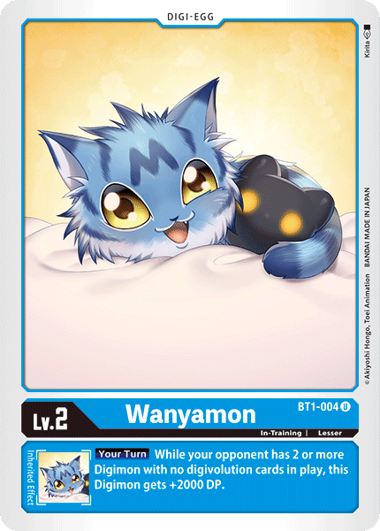 Wanyamon, BT1-004