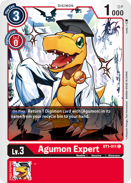 Agumon Expert, BT1-011