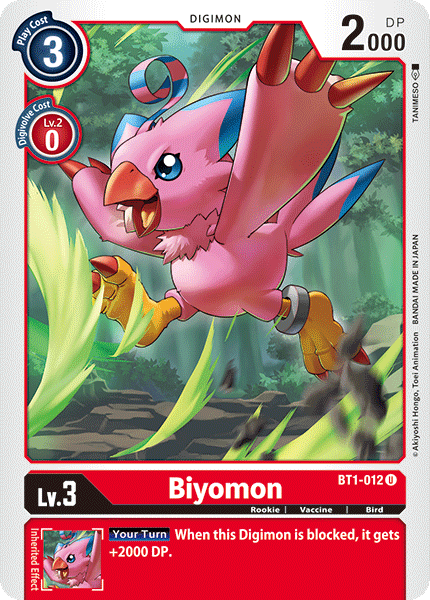 Biyomon, BT1-012