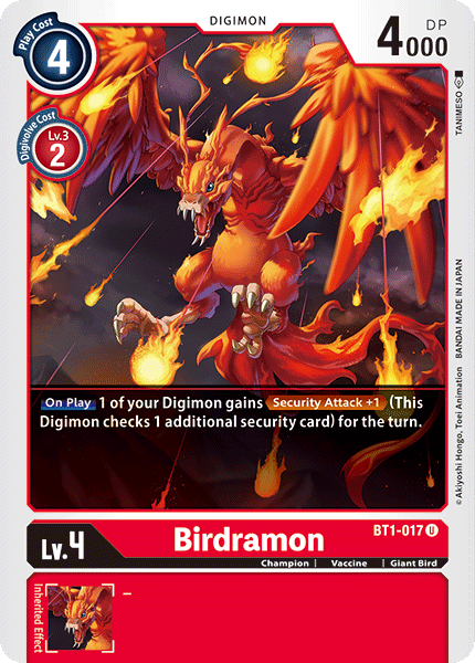 Birdramon, BT1-017