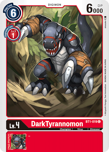 DarkTyrannomon, BT1-019