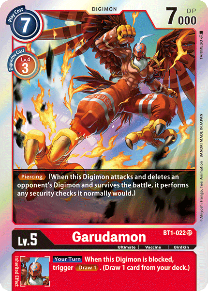 Garudamon, BT1-022