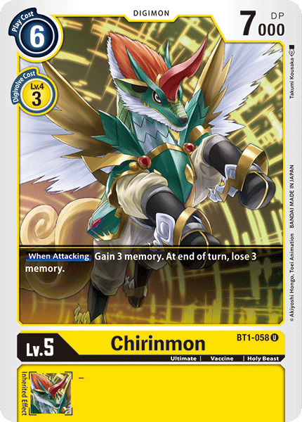 Chirinmon, BT1-058