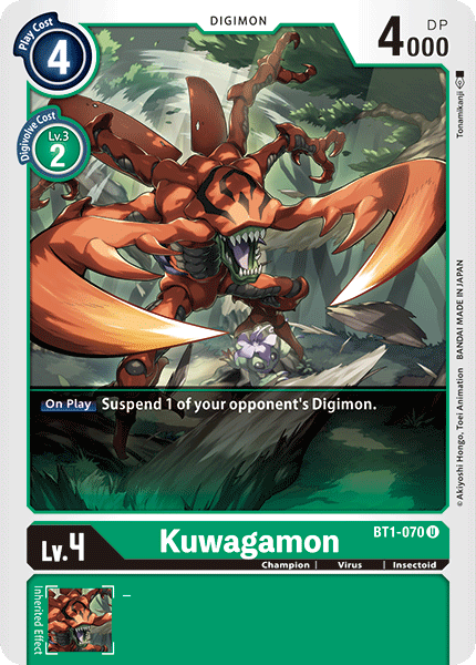 Kuwagamon, BT1-070