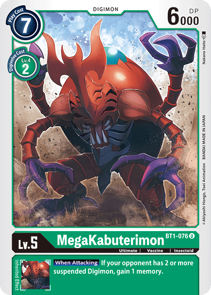 MegaKabuterimon, BT1-076