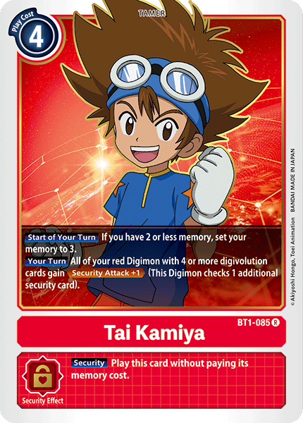 Tai Kamiya, BT1-085