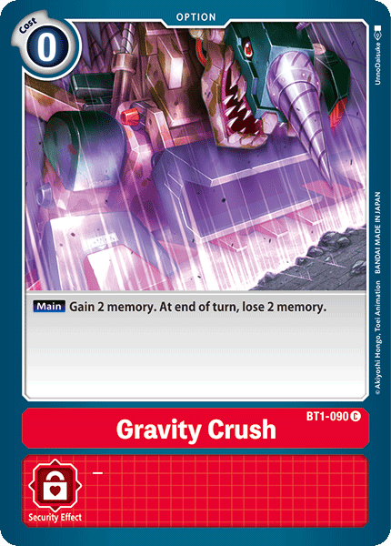 Gravity Crush, BT1-090