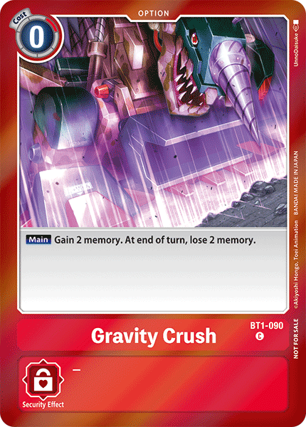 Gravity Crush, BT1-090-p1