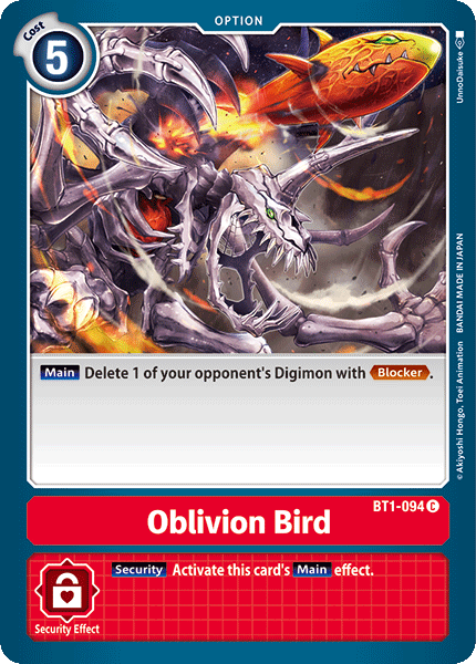 Oblivion Bird, BT1-094