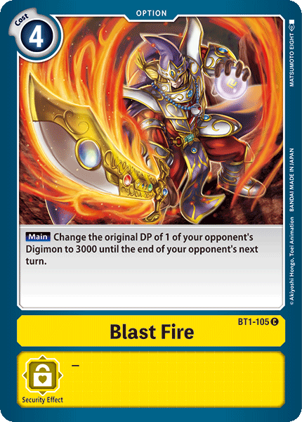 Blast Fire, BT1-105