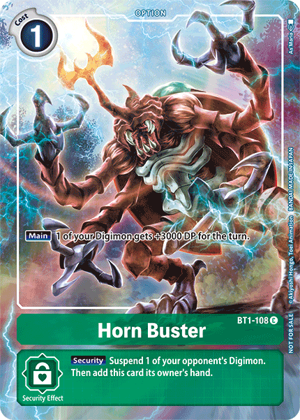 Horn Buster, BT1-108-p1