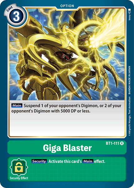 Giga Blaster, BT1-111