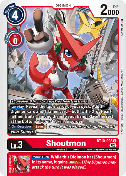 Shoutmon, BT10-008
