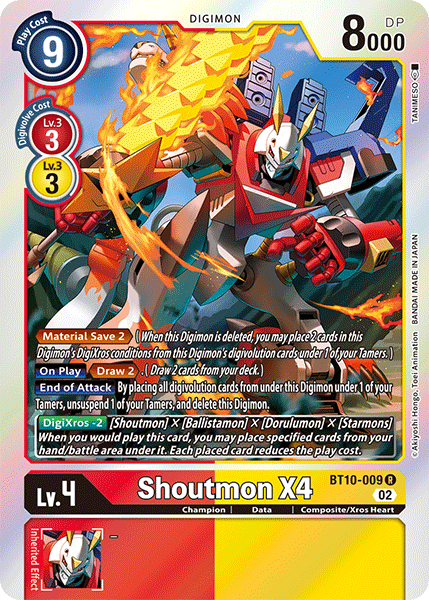 Shoutmon X4, BT10-009