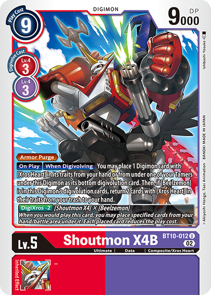 Shoutmon X4B, BT10-012