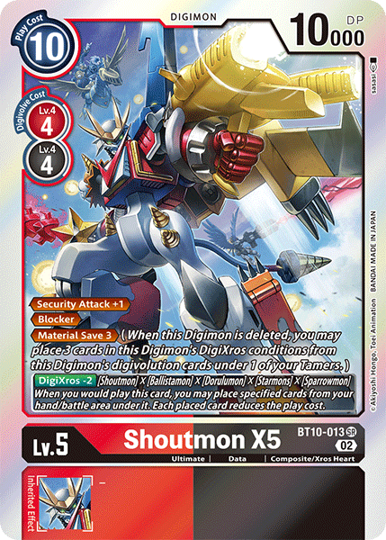 Shoutmon X5, BT10-013