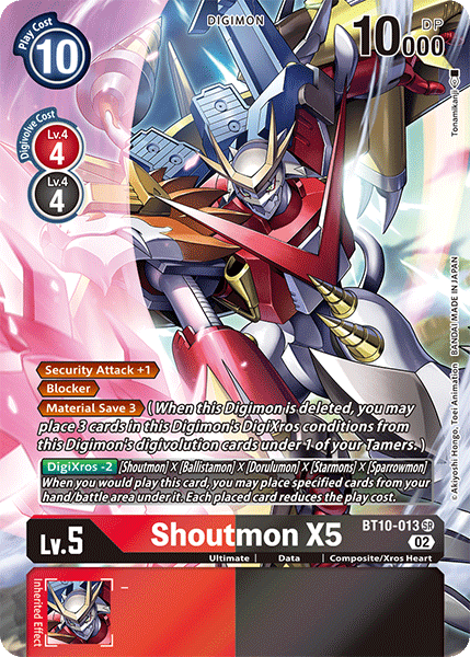 Shoutmon X5, BT10-013-p1