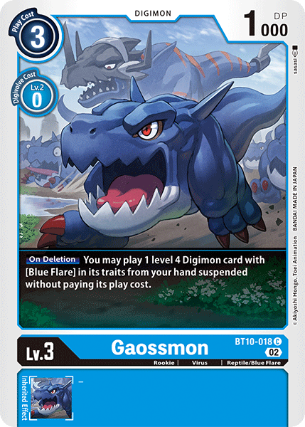 Gaossmon, BT10-018